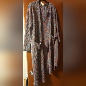 Lularoe Sarah Duster, long, size M